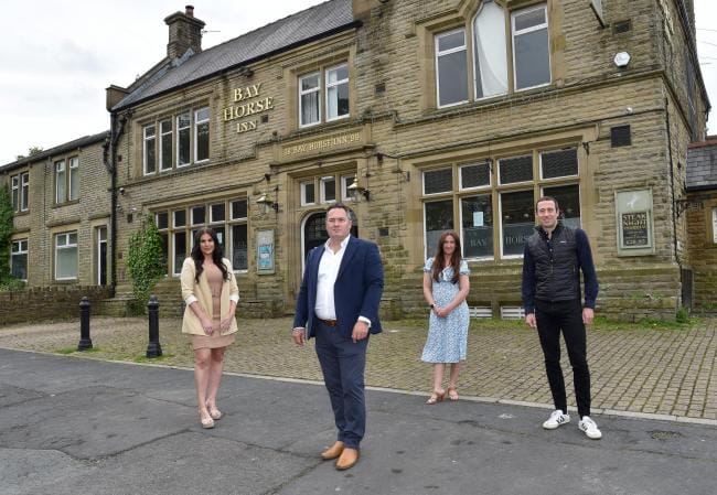 Welcome back! Refurbishment of the Bay Horse, Worsthorne starts